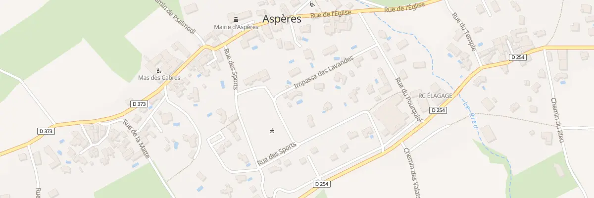 Plan du 6 Lot Les Lavandes à Aspères