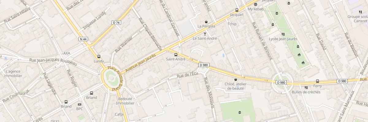 Plan du 8 Rue de Cernay à Reims