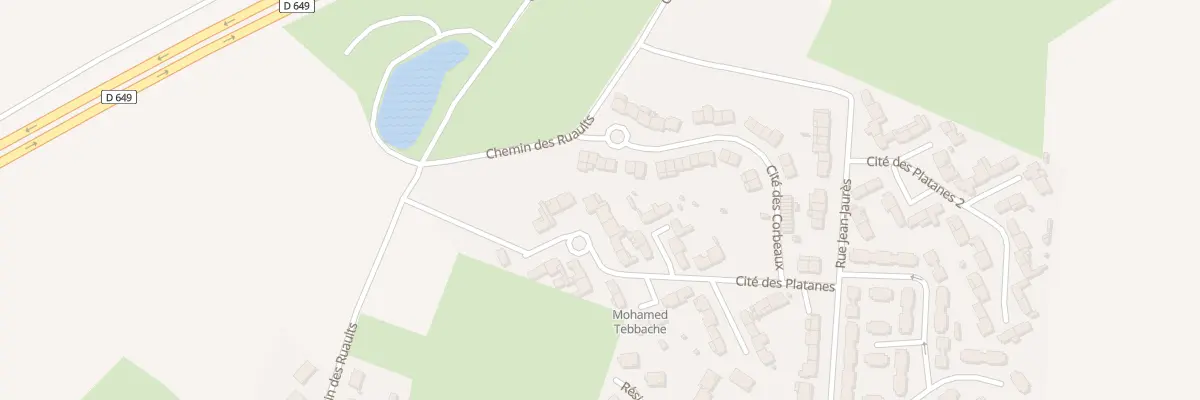 Plan du 29 Cité des Platanes à Boussois
