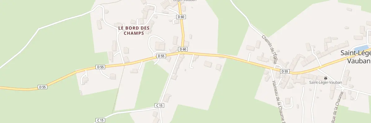 Plan du 1 Rue du General Nicolas à Saint-Léger-Vauban