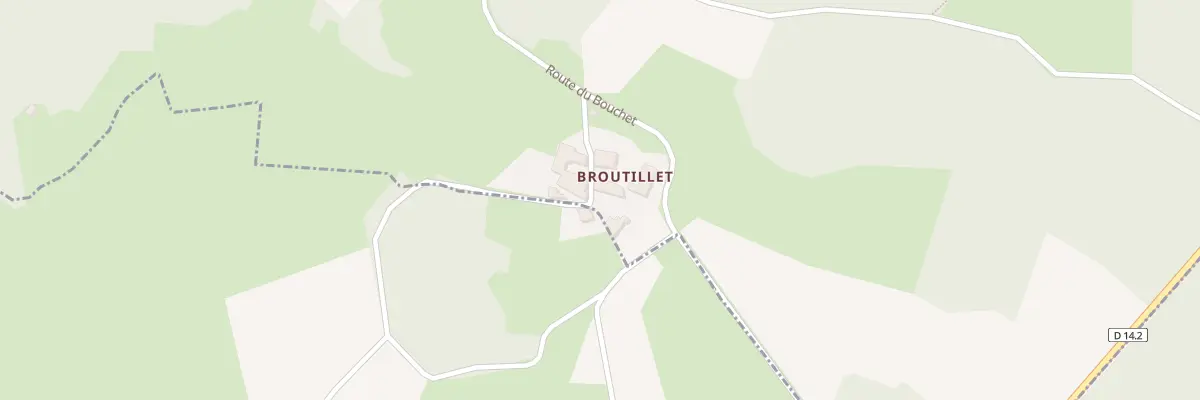 Plan du 3 Imp de Broutillet à Estivareilles