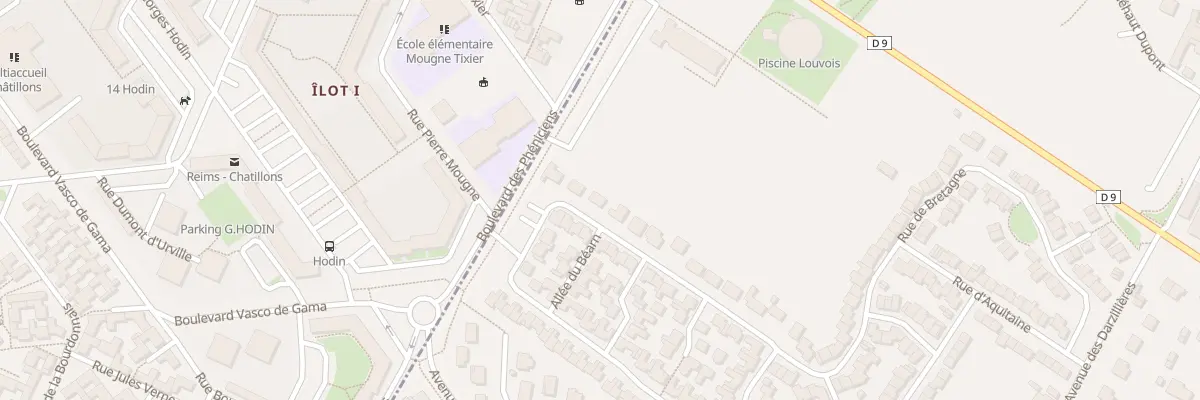 Plan du 22 Rue de Normandie à Cormontreuil