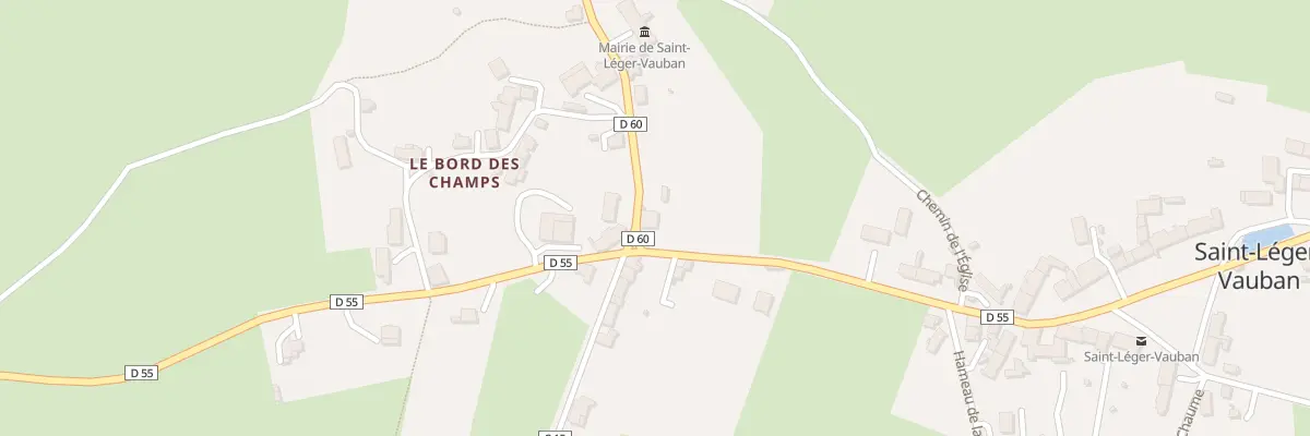 Plan du 28 Rue Marc Hénard à Saint-Léger-Vauban