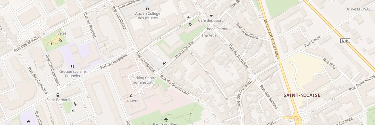 Plan du 8 Rue d’Oseille à Reims