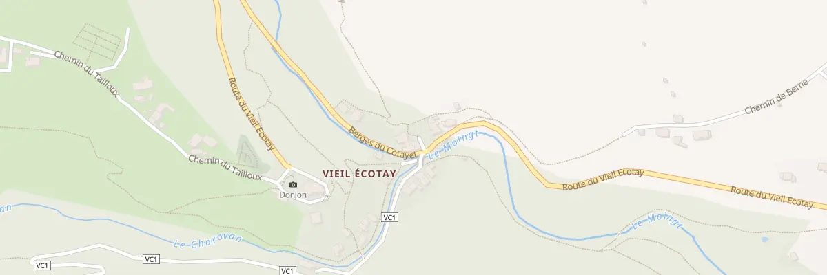 Plan du 1 Mte de Venon à Écotay-l’Olme