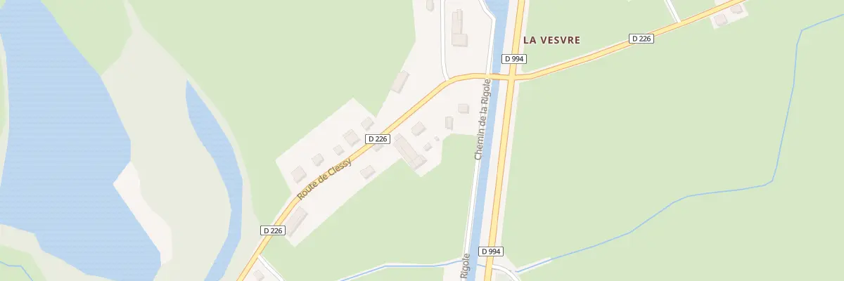 Plan du 5039 La Vesvre Sud à Rigny-sur-Arroux