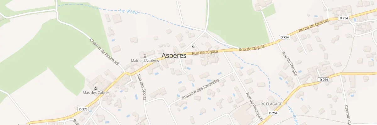 Plan du 5170 Le Plan à Aspères