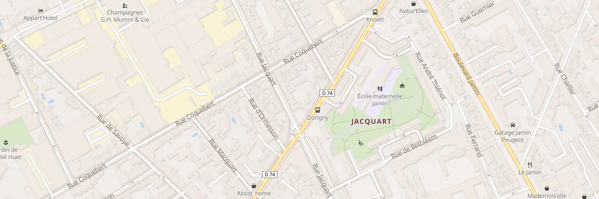 Plan du 38 Rue Jacquart à Reims