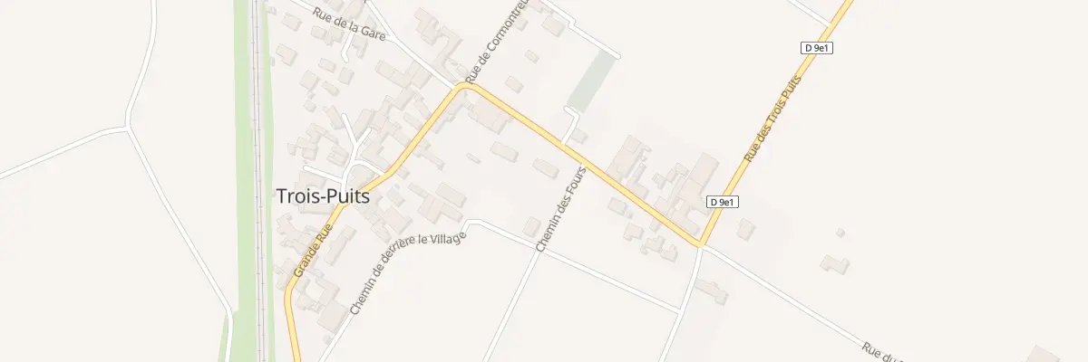 Plan du 6 Rue du Petit Trois Puits à Trois-Puits