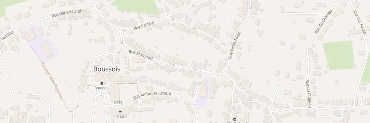Plan du 38B Rue Moronval à Boussois