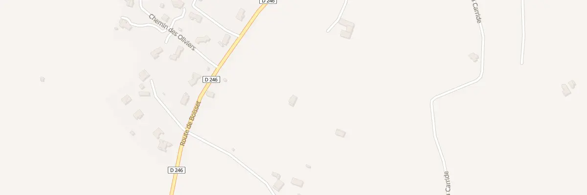 Plan du 1579 Rte de Boisset à Bagard