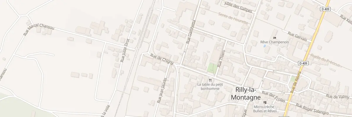 Plan du 5 Rue de Chigny à Rilly-la-Montagne