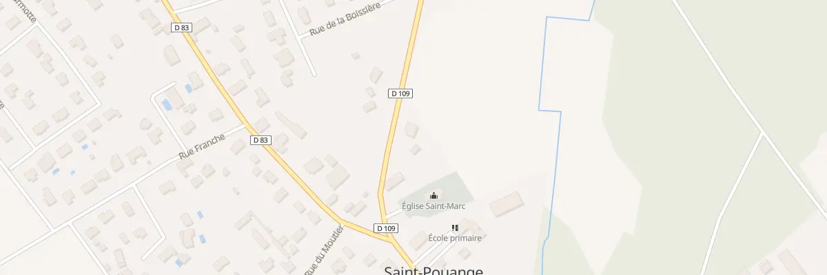 Plan du 4 Rue de la Reine Blanche à Saint-Pouange