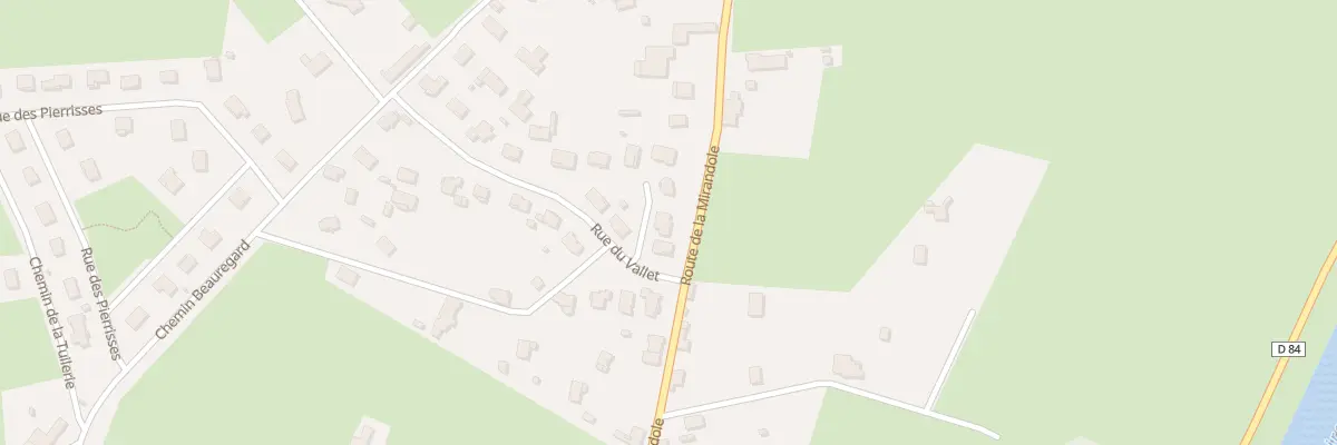 Plan du 34 Imp du Vallet à Villerest