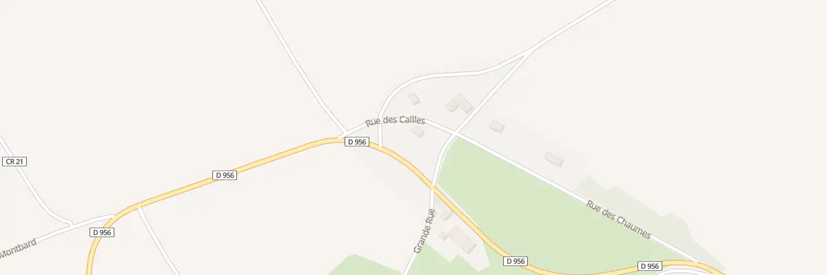 Plan du 1 Rue des Cailles à Censy