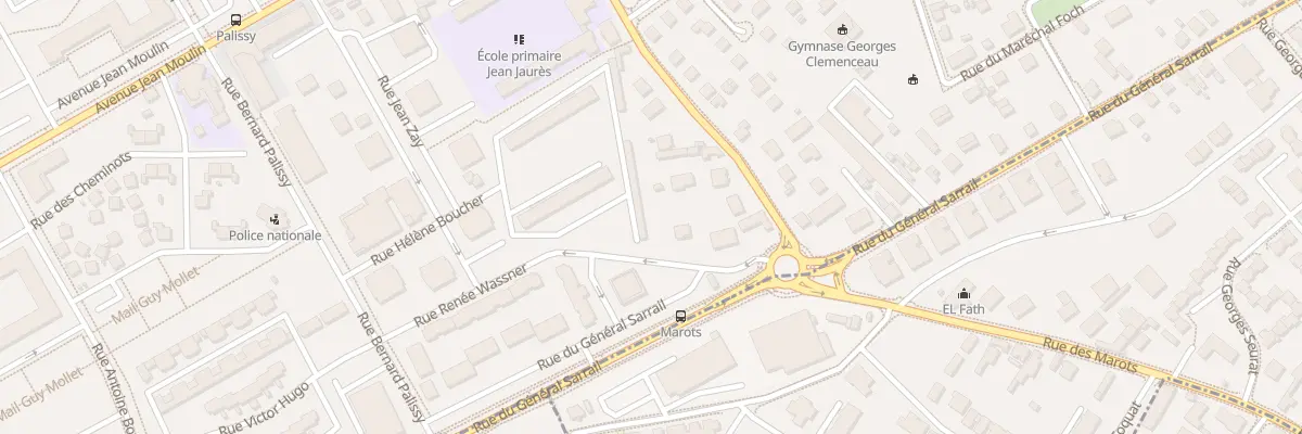 Plan du 8 Rue Renee Wassner à La Chapelle-Saint-Luc