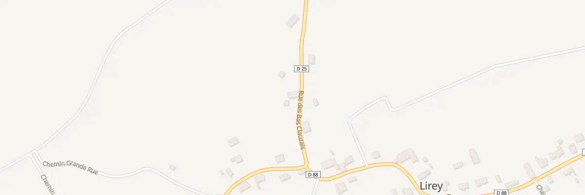 Plan du 9 Rue des Bas Clauzais à Lirey