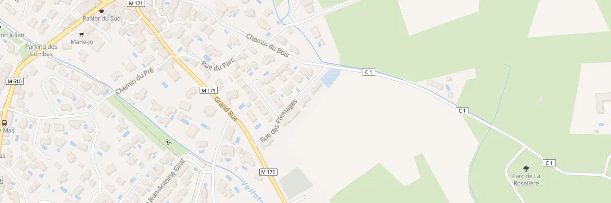 Plan du 13 Rue des Premages à Restinclières