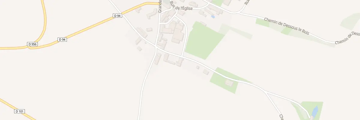 Plan du 6 Rue La Fontaine de Sceneilly à Censy