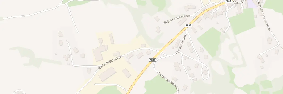 Plan du 48 Rte des Batailloux à Saint-Hostien