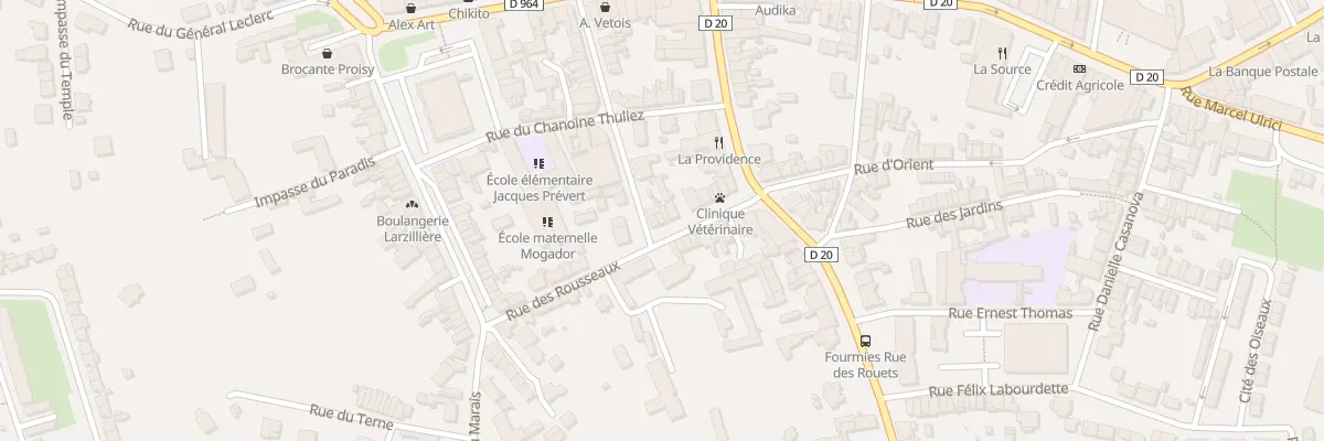 Plan du 15 Rue des Rousseaux à Fourmies