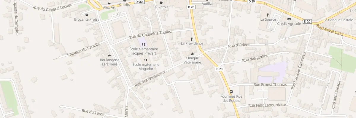 Plan du 17 Rue des Rousseaux à Fourmies
