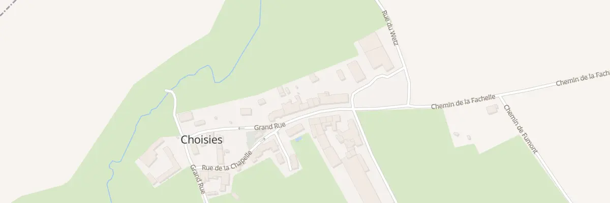 Plan du 6 Gr Grand Rue à Choisies