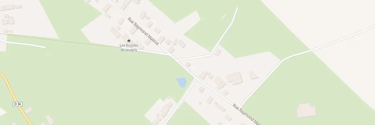 Plan du 19 Rue Raymond Maitrot à Jeugny