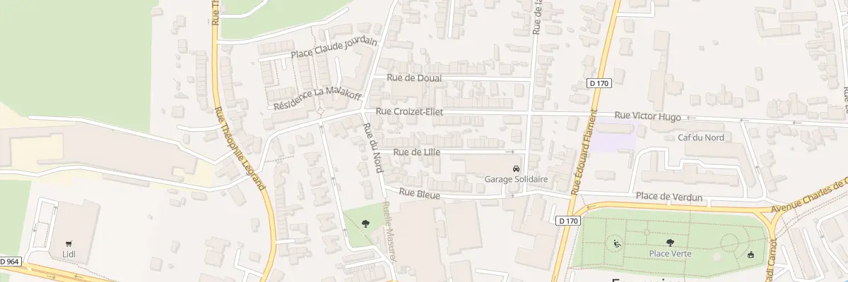Plan du 15 Rue de Lille à Fourmies