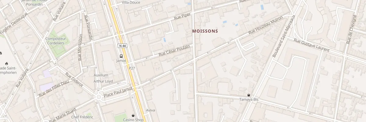 Plan du 15 Rue Houzeau Muiron à Reims