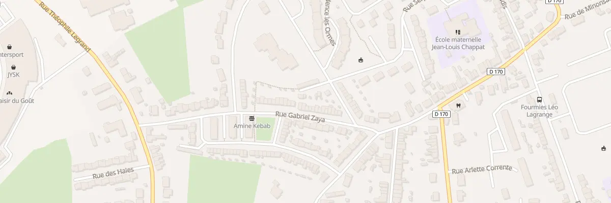 Plan du 28 Rue Gabriel Zaya à Fourmies