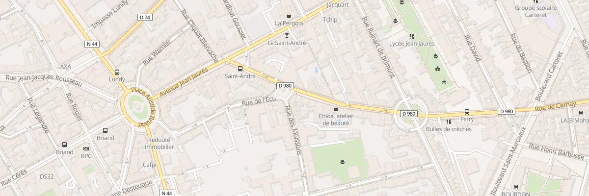 Plan du 1 Rue des Moissons à Reims