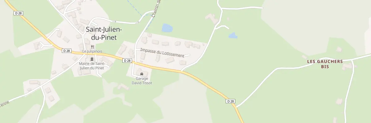 Plan du 7 Lot Le Pre du Bourg à Saint-Julien-du-Pinet