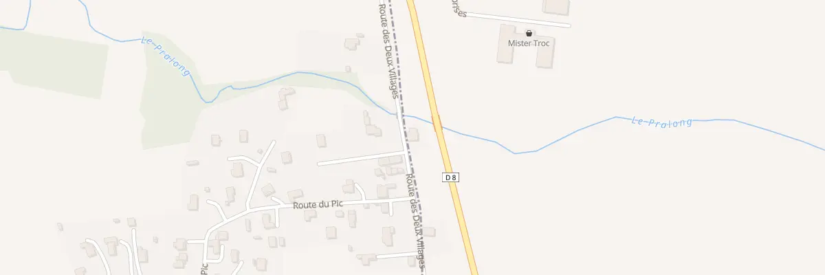Plan du 23 Rte des deux Villages à Chalain-d’Uzore