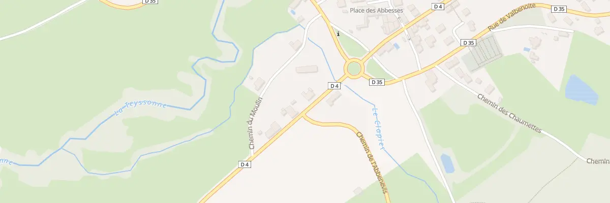 Plan du 4 Rte de Brosseronde à La Bénisson-Dieu