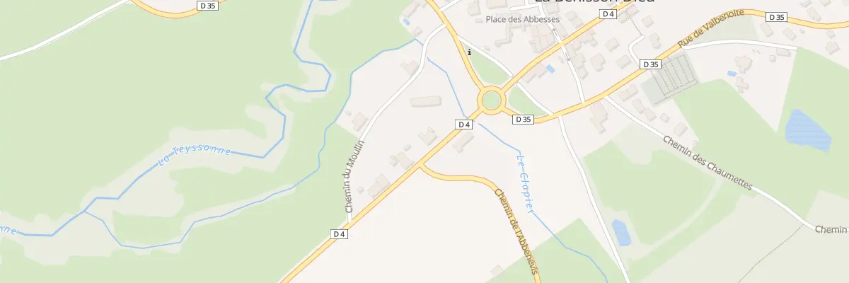Plan du 4 Rte de Brosseronde à La Bénisson-Dieu