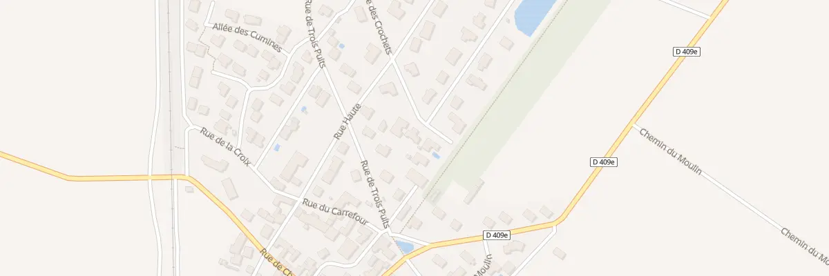 Plan du 6 Rue des Crochets à Montbré