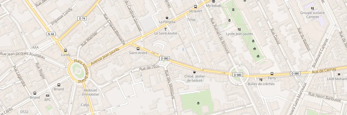 Plan du 9 Rue de Cernay à Reims