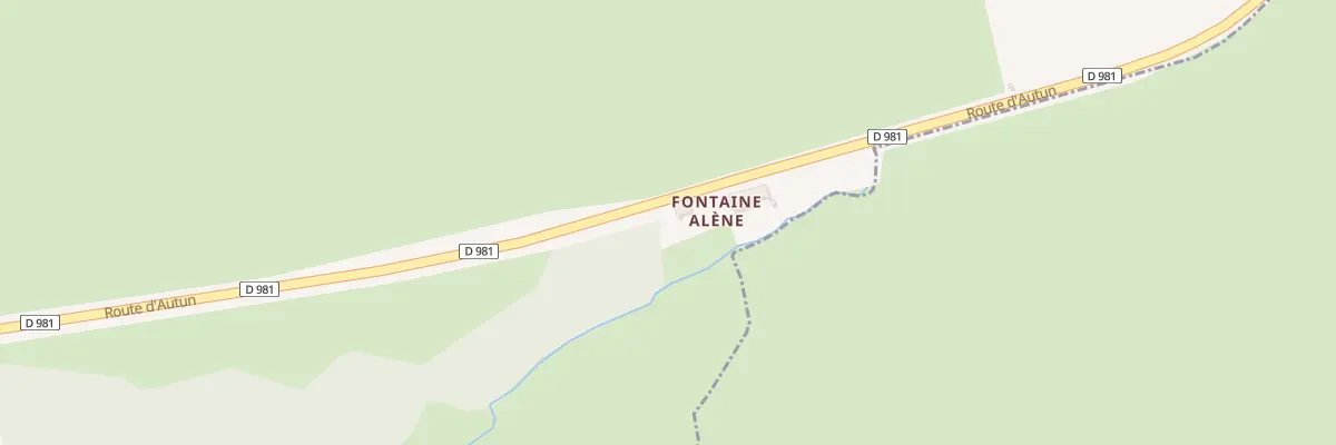 Plan du 455 Rte d’Autun à Millay