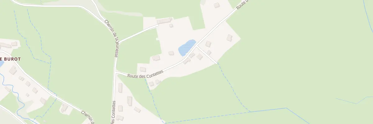 Plan du 22 Rte des Contettes à Gueugnon