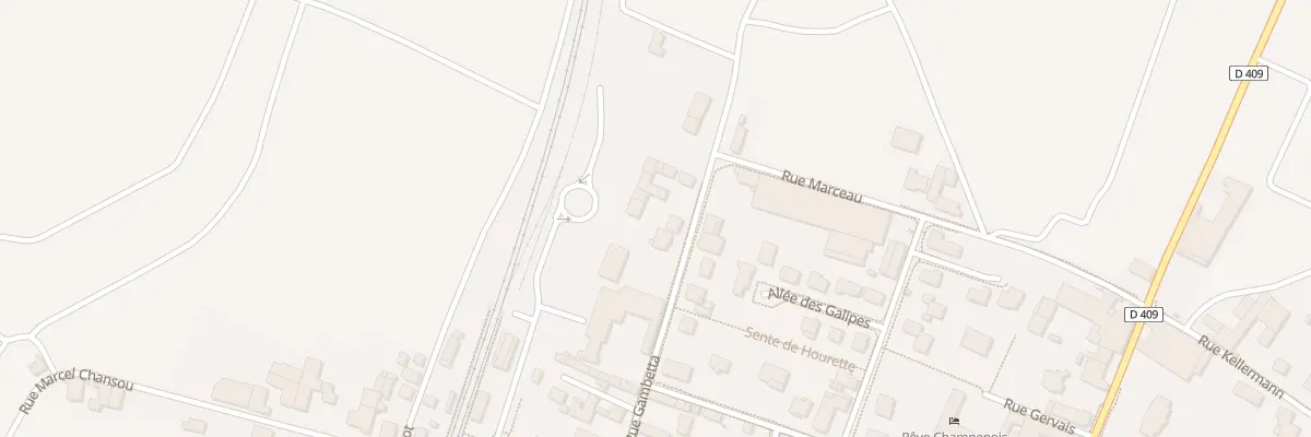 Plan du 21 Rue Gambetta à Rilly-la-Montagne