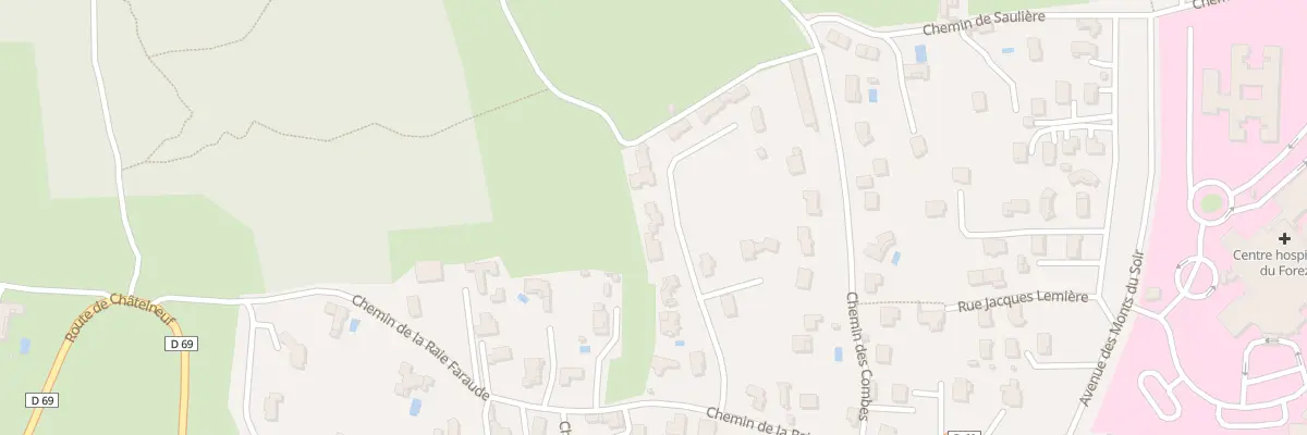 Plan du 9 All de la Raie Faraude à Montbrison