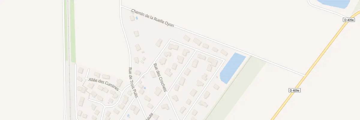Plan du 11 Rue Haute à Montbré
