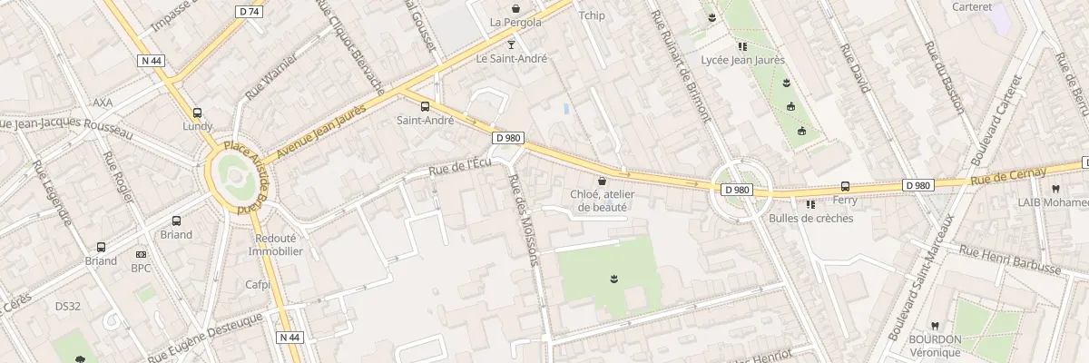 Plan du 22 Rue de Cernay à Reims