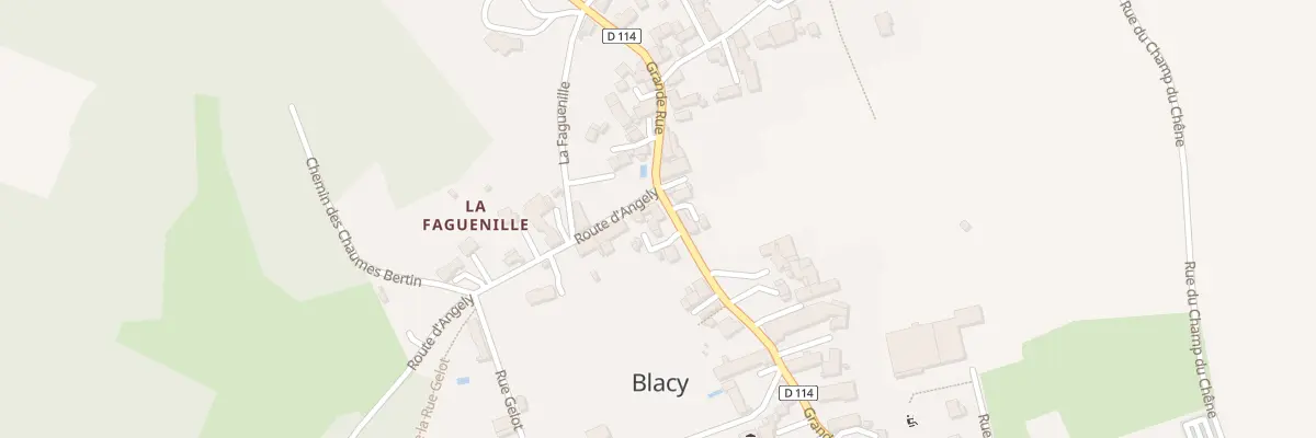 Plan du 41 Gr Grande Rue à Blacy