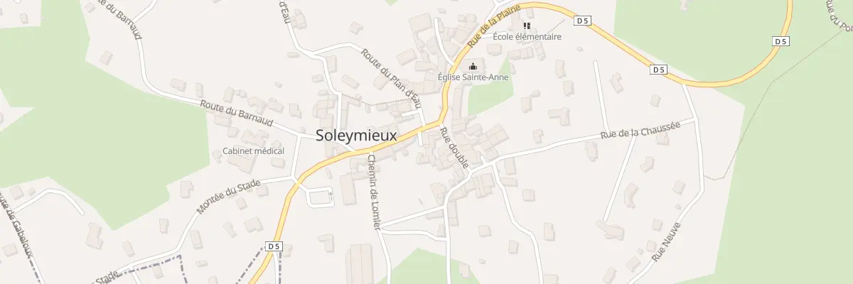 Plan du 80 Pl de la Fontaine à Soleymieux