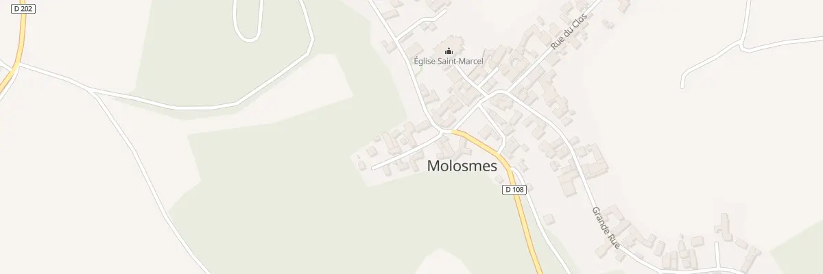 Plan du 3 Rue de la Voûte à Molosmes