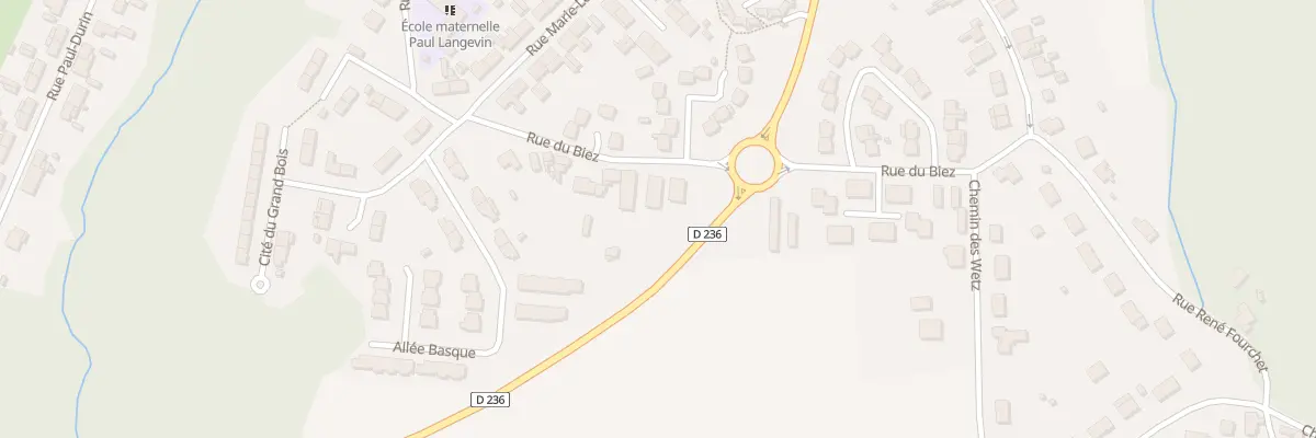 Plan du 20 Rue du Biez à Recquignies