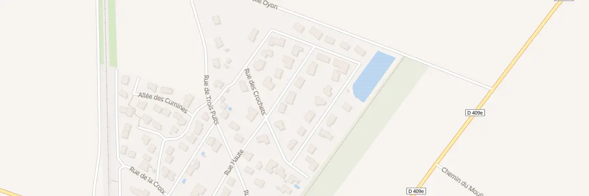 Plan du 10 Rue Haute à Montbré