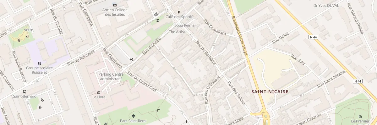 Plan du 164 Rue du Barbâtre à Reims